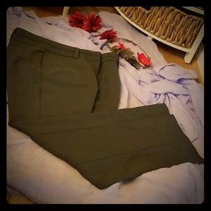 Women's Olive Green Business Slacks Size 10
